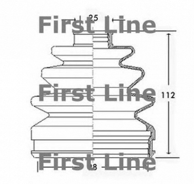 FIRST LINE fcb2289 -  Пыльник, приводной вал